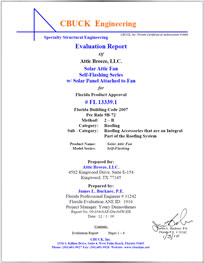 FL#13339.1 Product Certification Report