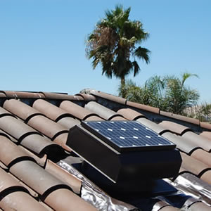 Attic Breeze solar attic fans help reduce attic temperature, saving energy and money